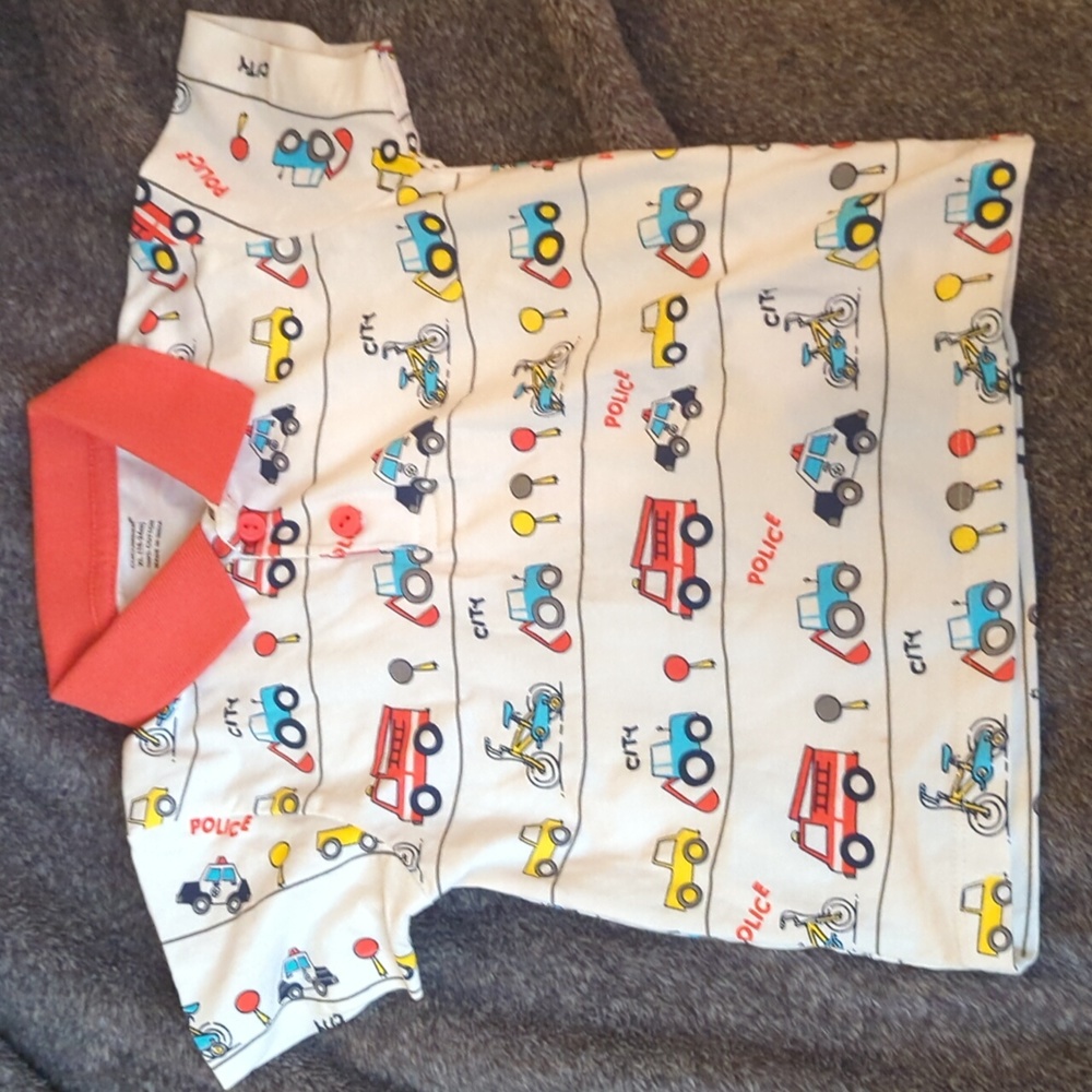 Cucumber boys pollo shirt size 18 to 24 months